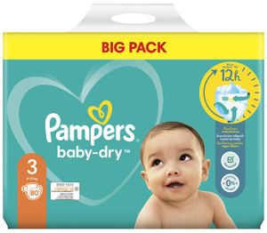 Pampers Baby Dry Big Pack Größe 3  midi 6-10kg, 80er Pack