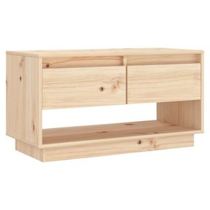 vidaXL TV-Schrank 74x34x40 cm Massivholz Kiefer