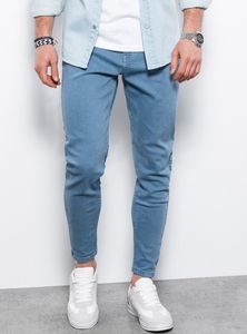 Ombre - Herren P1058 Colored Skinny Jeans BLUE XL