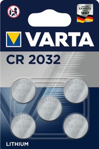 Varta - 5er Set Lithium Knopfzelle CR2032 - 3 V