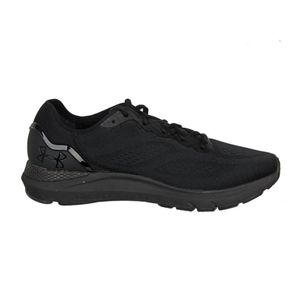 Under Armour Men's UA HOVR Sonic 6 Running Shoes Black/Black/Metallic Gun Metal 43 Straßenlaufschuhe