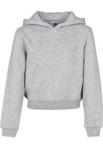 Build Your Brand Girls Cropped Sweat Hoody