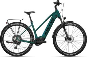 Kellys E-Cristy 90 P Green 29" 725 Wh Trapez E-Tourenbike in Dunkelgrün