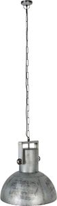 QAZQA - Industrie I Vintage I Industrie I Vintage I Hängelampe I Pendellampe I Pendelleuchte grau 50 cm - Samia Sabo I Wohnzimmer I Schlafzimmer - Stahl Länglich - LED geeignet E27