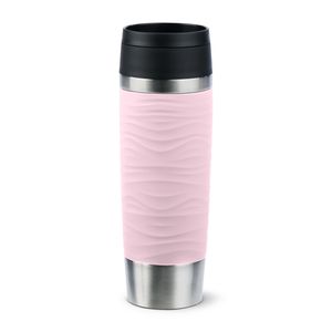 emsa Isolierbecher TRAVEL MUG Wave 0,5 Liter pastellrosa