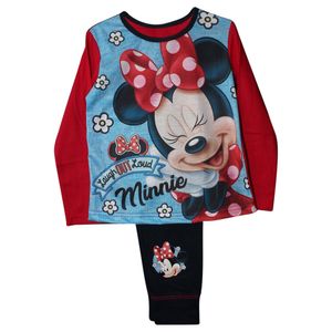 Disney - Schlafanzug für Mädchen 1759 (110) (Marineblau/Rot)