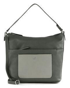 GERRY WEBER Schultertasche Umhängetasche Vistara Hobo Dark Grey grau