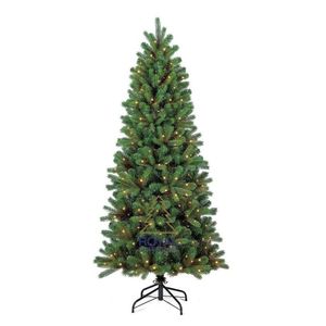 Künstlicher Weihnachtsbaum Alaska Slim 210 cm mit LED + Smart Adapter