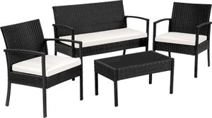 Rattan Sitzgruppe Sparta für 4 Personen