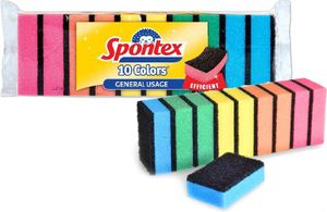 Spontex Reinigungsschwamm Colors 10er Pack
