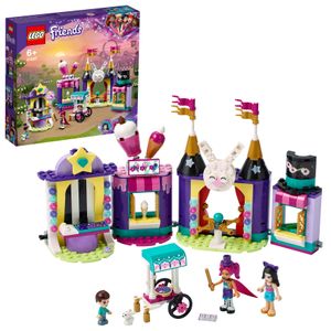 LEGO 41687 Friends Magische Jahrmarktbuden, Freizeitpark mit Zaubertricks