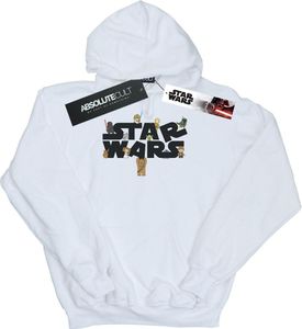 Star Wars - "Kiddie" Kapuzenpullover für Herren BI18372 (5XL) (Weiß) Star Wars - "Kiddie" Kapuzenpullover für Herren BI18372 (5XL) (Weiß)