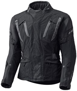 Held 4-Touring wasserdichte Motorrad Textiljacke, schwarz, 345