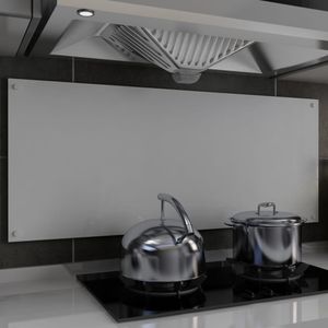 Hochwertigen Küchenrückwand Steinwand Schutz vor Fettspritzern Weiß 120 x 50 cm Hartglas