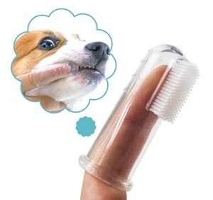 5er Set Hunde Zahnbürste Hundezahnbürste Finger Zahnbürste für Hund und Katzen aus Silikon!