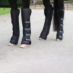 Bucas Transportgamaschen 2020 Boots Black/Black, Größe:Vollblut (M)