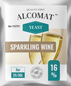 Weinhefe für die Schaumweinen ALCOMAT Sparkling Wine Yeast Hefe Gärhefe, 1 Stück