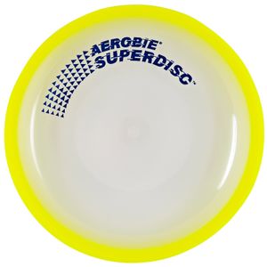 Frisbee - lietajúci tanier AEROBIE Superdisc - žltý