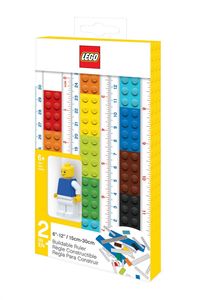 LEGO® Lineal zum Selberbauen mit Legofigur