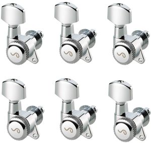 Schaller M6 135 6L locking staggered Chrome Ladiaca mechanika pre gitaru