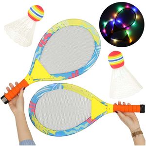 LED-beleuchtete Tennisschläger + Darts