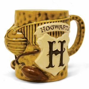 Harry Potter - 3D - Quidditch - Hogwarts - Tasse aus Keramik, 568 ml