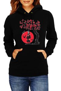 Japan Tree Damska bluza z kapturem Sweatshirt Anime Manga Comics Japan Animation , Lady  M / Czarny