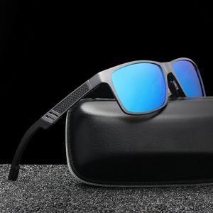 Aluminium HD Polarisierte Sonnenbrille Herren Fahren Angeln Spiegelbrillen