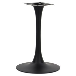 Tischgestell aus Metall SH-9108, für Büro, Hotel, Restaurant, Durchmesser 49 cm, Höhe 73,5 cm, Schwarz