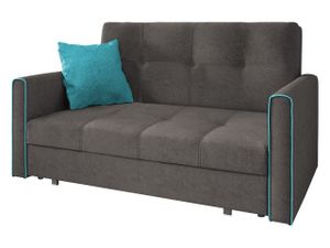 MIRJAN24 Schlafsofa Viva Bis III, 3-Sitzer Sofa mit Bettkasten und Schlaffunktion, Polstersofa vom Hersteller, Stilvoll Couch (Alova 36 + Alova 29)