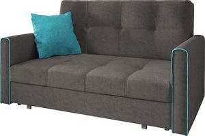 MIRJAN24 Schlafsofa Viva Bis III, 3-Sitzer Sofa mit Bettkasten und Schlaffunktion, Polstersofa vom Hersteller, Stilvoll Couch (Alova 36 + Alova 29)