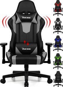 Aiibot Gaming Stuhl Bürostuhl Ergonomisch Schreibtischstuhl Bürostuhl 150 kg belastbarkeit,Drehstuhl mit Verstellbarer Kopfstütze und Lordosenstütze, Aiibot Gaming Stuhl Bürostuhl Ergonomisch Schreibtischstuhl Bürostuhl 150 kg belastbarkeit,Drehstuhl mit Verstellbarer Kopfstütze und Lordosenstütze,