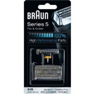 Braun Series 5 Combipack 51S náhradní břitový blok a planžeta stříbrná