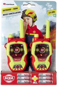 Dickie Rollenspielzeug Feuerwehr Go Real / Walkie Talkie Fire 201118198