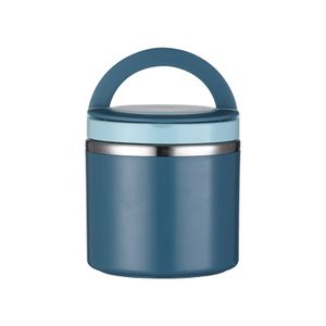 ["1000ml Edelstahl Thermo Lunchbox Brotdose Mit Griff  Isolierter Behälter, Blau"],