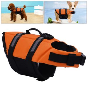 3-7kg Hunde Schwimmweste (XS) Schwimmhilfe Haustiere Sicherheit Schwimmmäntel Weste Rettungsweste (Orange)