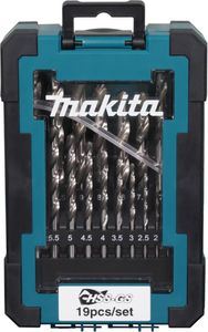 Makita Metallbohrer-Set HSS-GS • 1 - 10 mm • 19 tlg.
