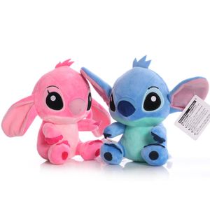 2pc Disney Cartoon Stitch Plüsch Puppen Anime Spielzeug Lilo und Stitch 20CM Stich Plüsch Plüschtiere
