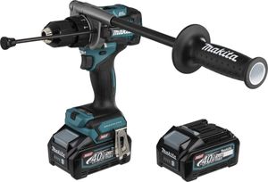 Makita HP001GD201 - Wiertarko-wkrętarka z udarem obrotowym - akumulatorowa - 2 prędkości - klucz do uchwytu 13 mm - 140 N-m