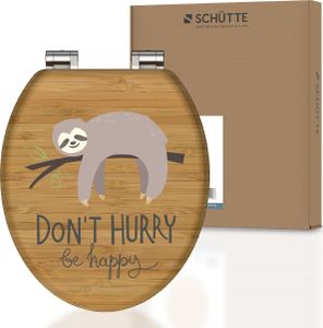 SCHÜTTE MDF WC Sitz DONT HURRY, Toilettendeckel mit Absenkautomatik