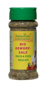 NaturGut Gewürzsalz Pasta Pizza Kräutersalz Gewürze kontrolliert er Anbau - Bio - 60g
