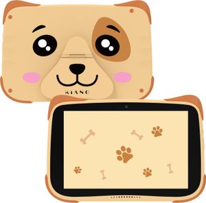 Kiano Alpha Kid Brązowo-Pomarańczowy Multimedialne Centrum Edukacyjne Tablet dla dzieci Pies Wi-Fi, Android 13