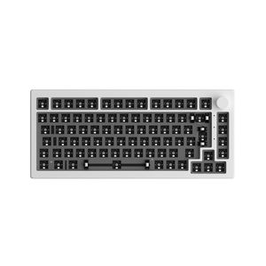 Akko 5075S VIA 75 % mechanisches Gaming-Barebone-Tastatur-Kit, RGB-Hintergrundbeleuchtung, 3/5-Pin-Hotswap（Weiß, ISO, QWERTZ, Deutsch)