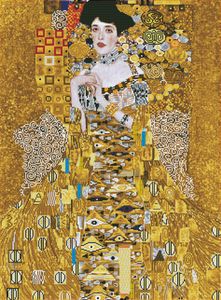 DIAMOND DOTZ® Original Diamond Painting Set Woman in Gold (Klimt) 67 x