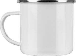 Mr. & Mrs. Panda Camping Emaille Tasse Sternzeichen Skorpion Classic - Weiß - Geschenk, Aszendent, Skorpion Sternzeichen, Blechtassen, Horoskop, Outdoor Tasse