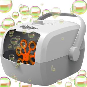 infactory Gartenspielzeug Kinder: Seifenblasen-Maschine im lustigen  Fliegerlook (refurbished) (Blow-Bubble-Machine)