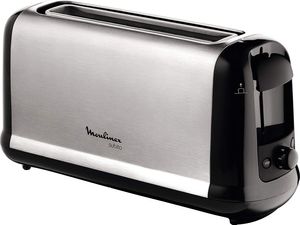 Moulinex LS260800 1000W Toaster aus Edelstahl