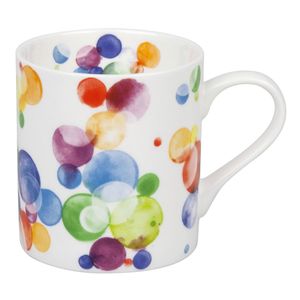 Könitz Colourful Cast Bubbles Becher, Tasse, Kaffeetasse, Bone China, Bunt, 385 ml, 11 2 004 2263