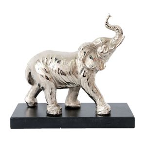 Something Different - Ornament, Elefant SD5893 (Einheitsgröße) (Silber/Schwarz)