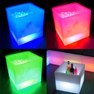 LED Eiswürfelbehälter | Sektkühler | Flaschenkühler | Eisbox | Champagnerkühler